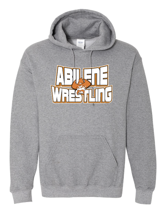 Abilene Wrestling Hoodie or Crew Head Shot