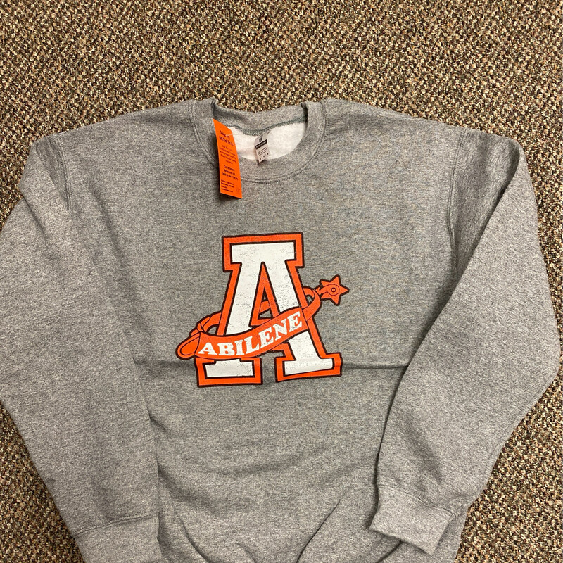 A Logo Distressed Sweatshirt adult
