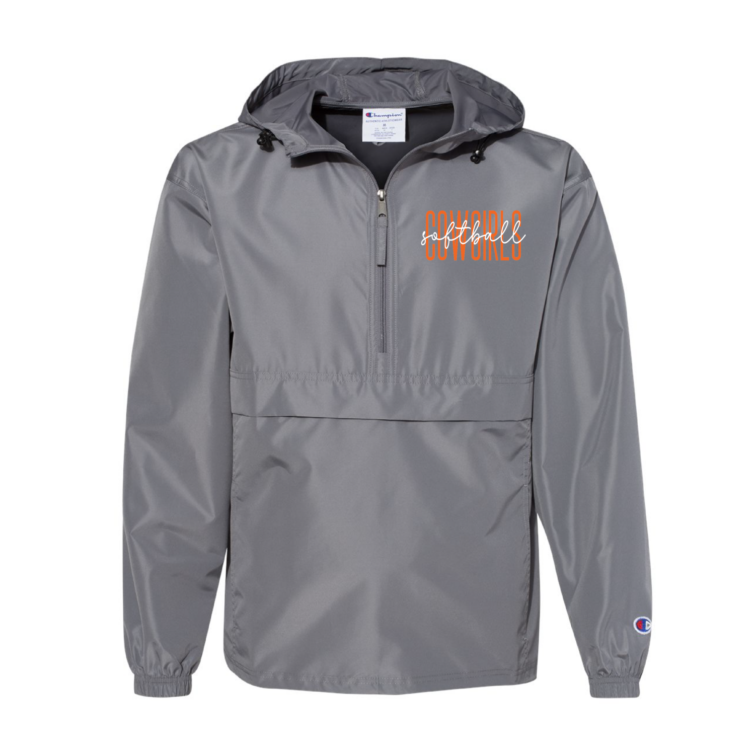 Cowgirl Softball Graphite Jacket - Windbreaker