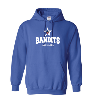 Bandits Baseball - BLUE HOODIE