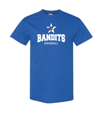 Bandits Baseball Star Top - BLUE TSHIRT