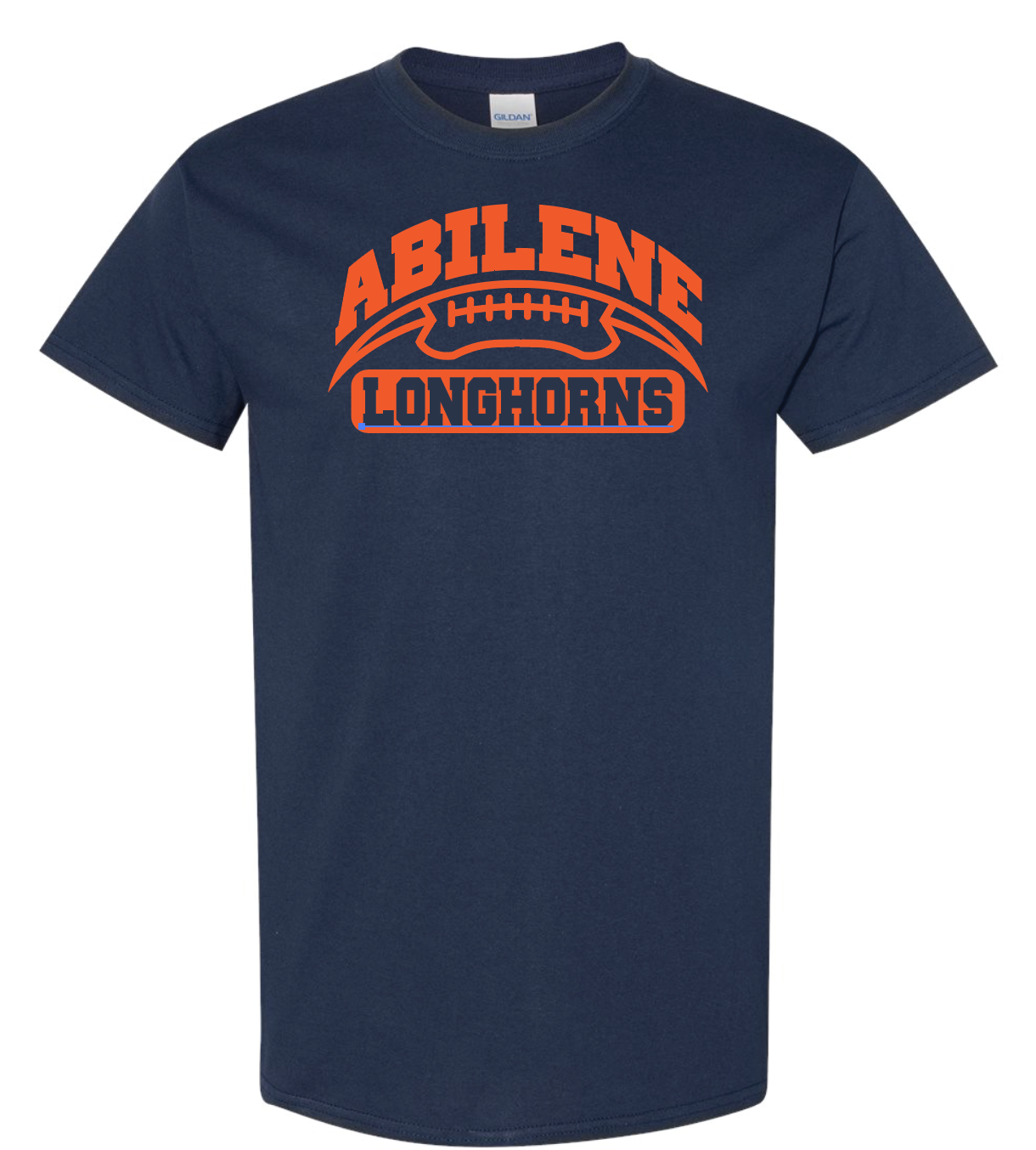Abilene LONGHORNS Football Curve - NAVY