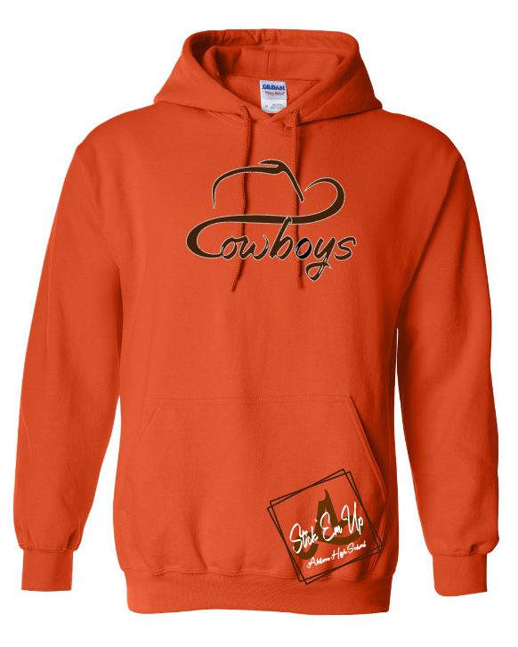 Abilene Cowboys Hat Logo - HOODIE