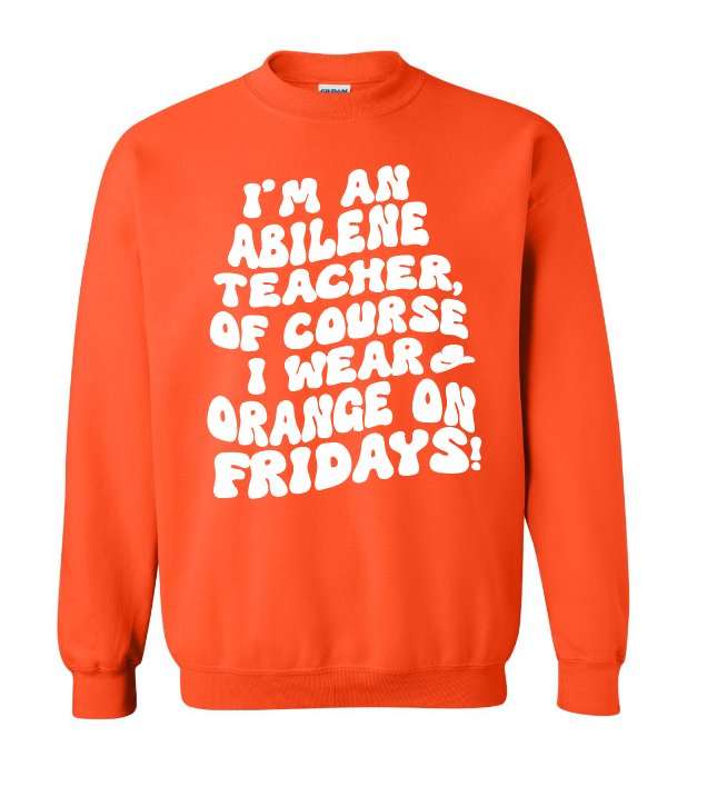 I&#39;m AN ABILENE TEACHER OF COURSE...