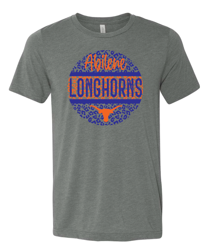 Longhorns Leopard Circle