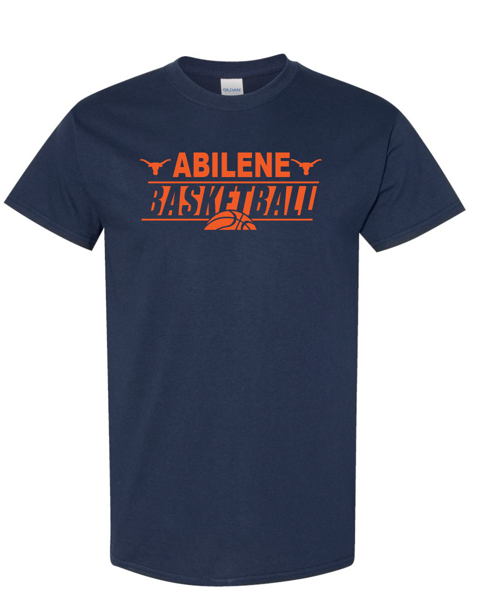 AMS Basketball Tshirt - NAVY OR ROYAL BLUE