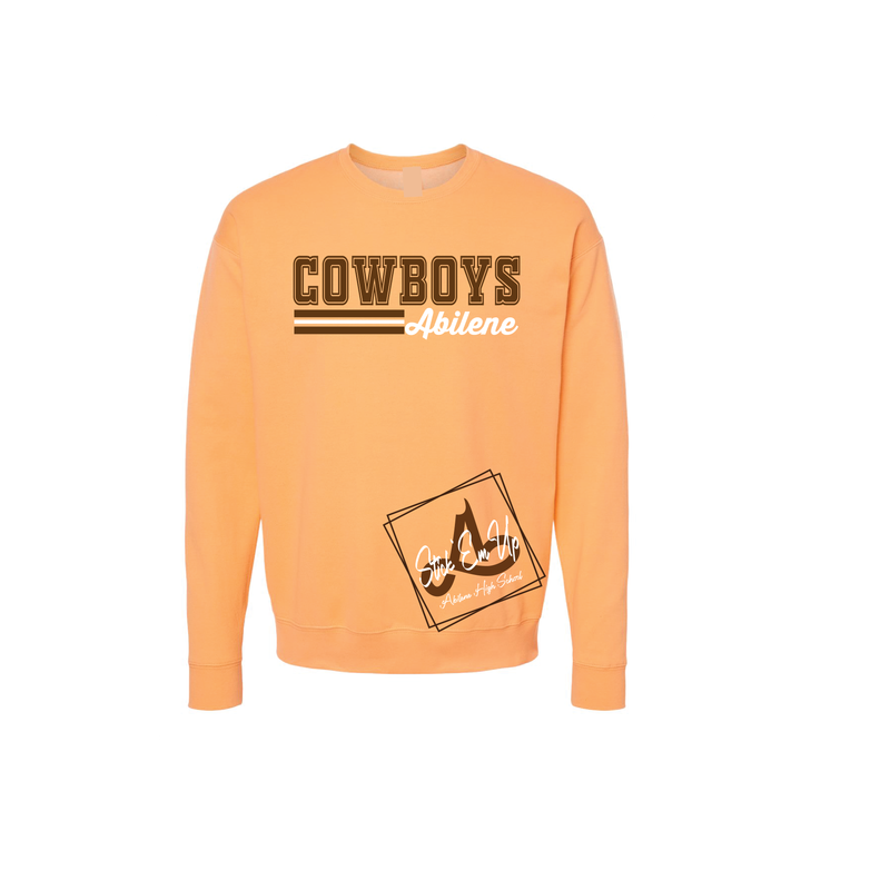 Soft Orange Abilene Sweatshirt