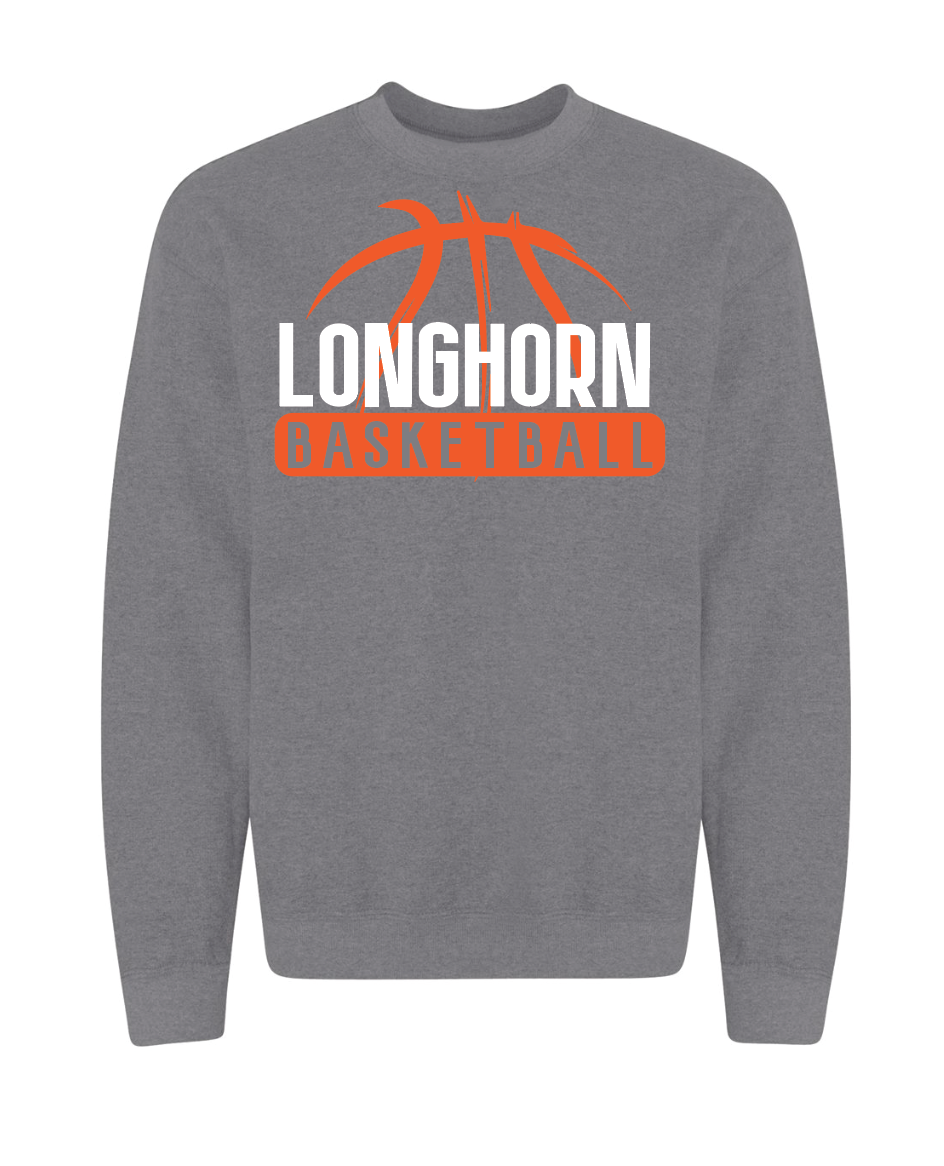 LONGORN Basketball Graphite Sweatshirt
