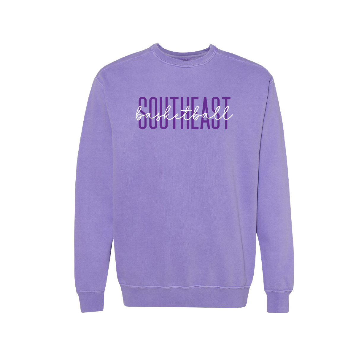 Southeast Basketball -Comfort Colors - Crew Neck Violet