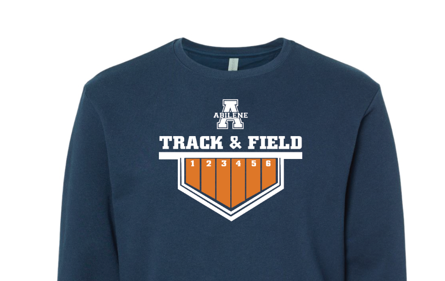 AMS TRACK - Navy Gildan - Reg Sweatshirt