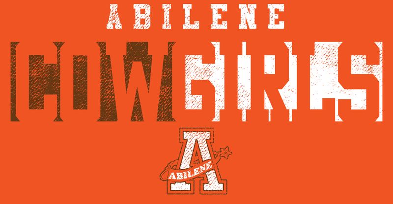 ABILENE COWGIRLS Distressed Print - Available Sept 1