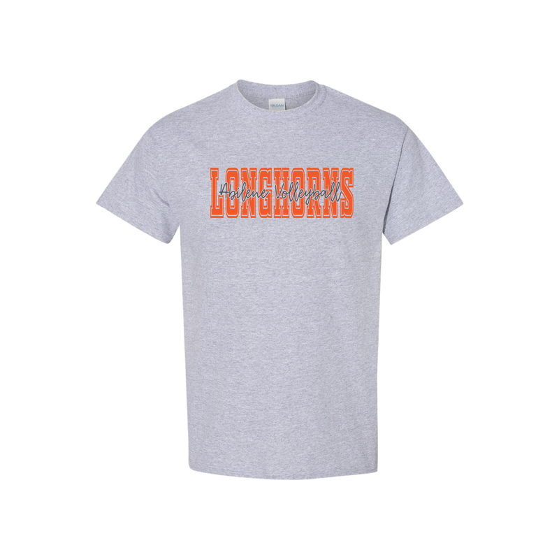 AMS Volleyball - T-shirt Gildan Dry Blend 50/50 Sport Grey