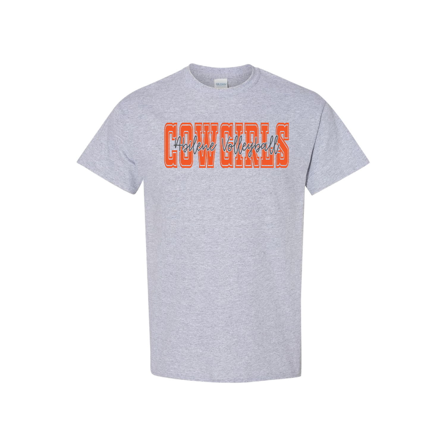 AHS Volleyball - T-shirt Gildan Dry Blend 50/50 Sport Grey
