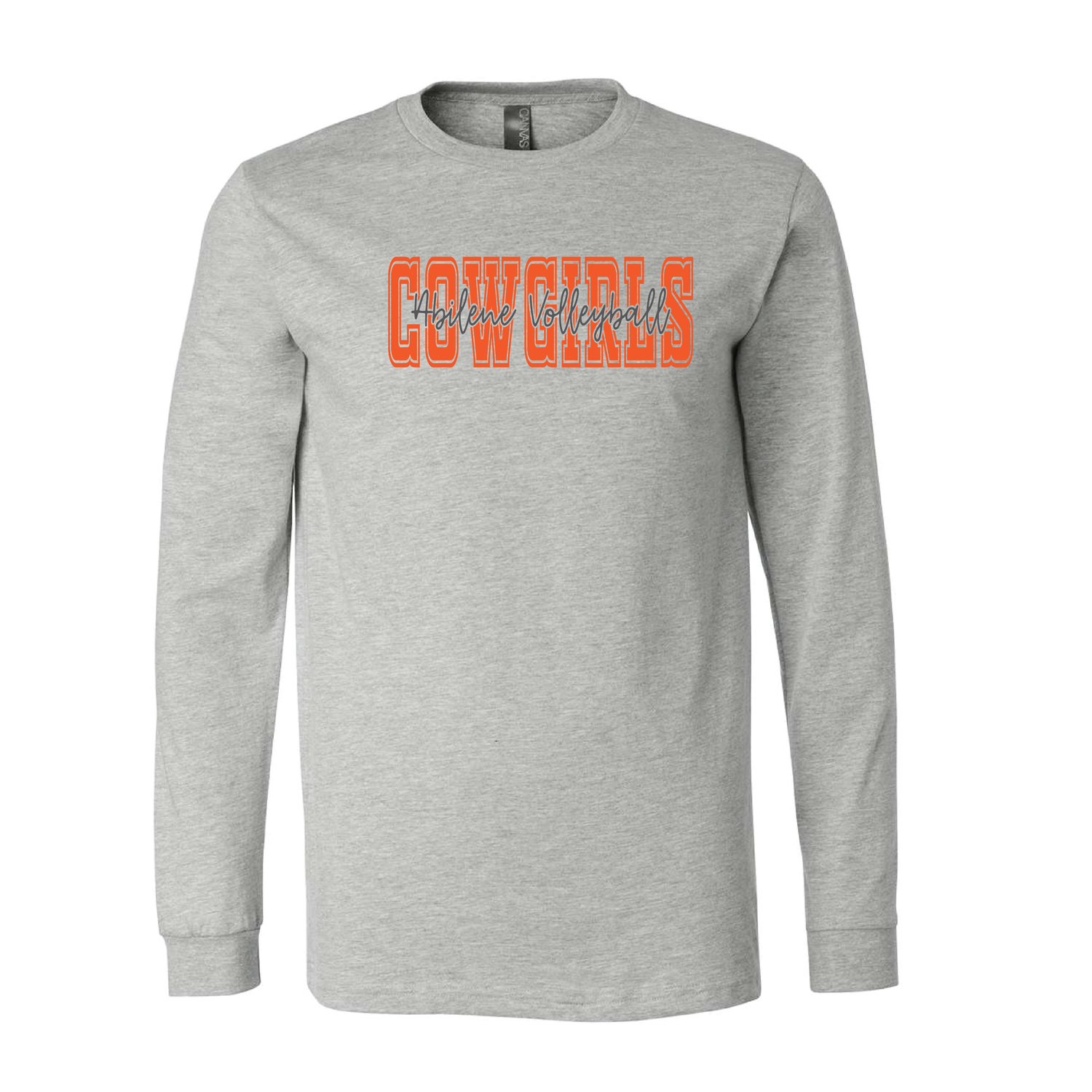 AHS Volleyball - Long Sleeve Bella Canvas Grey
