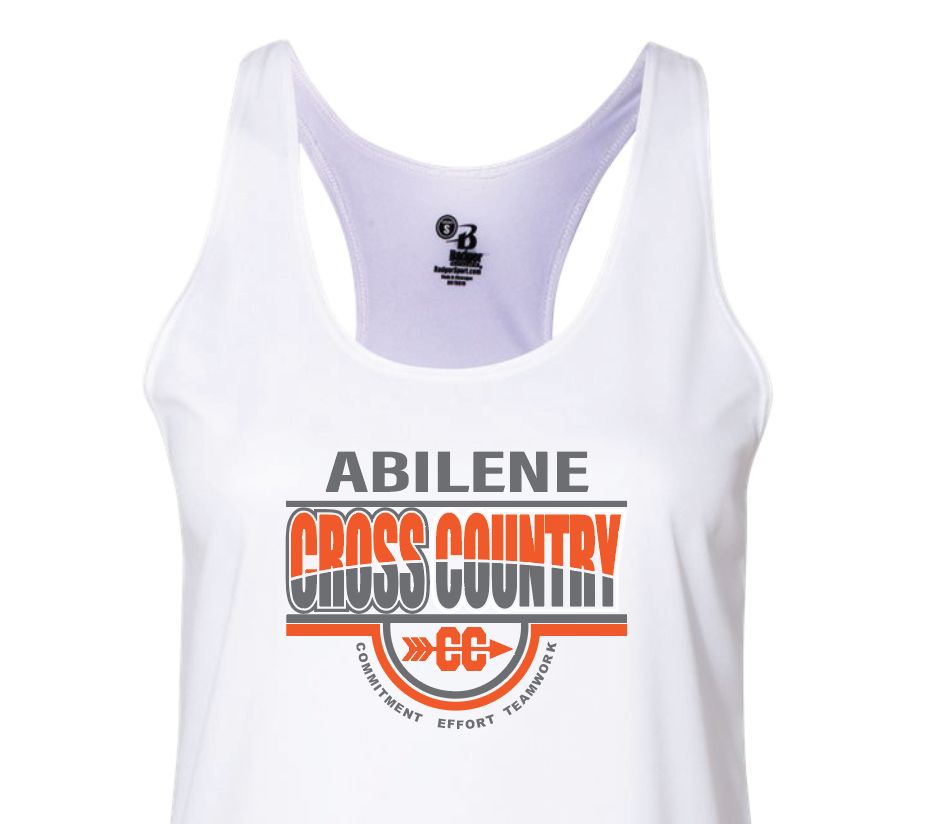 2025 CROSS COUNTRY Tank - Ladies White