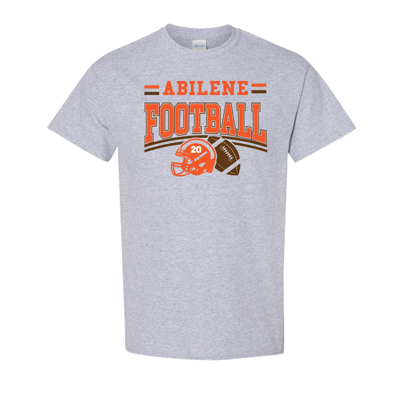 Abilene Football - Sport Grey