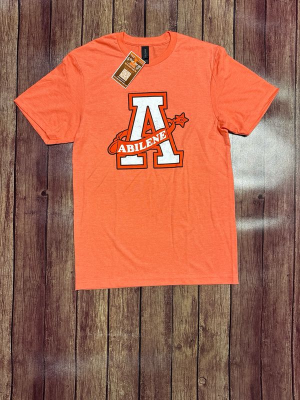 A Logo Distressed - Heather Orange