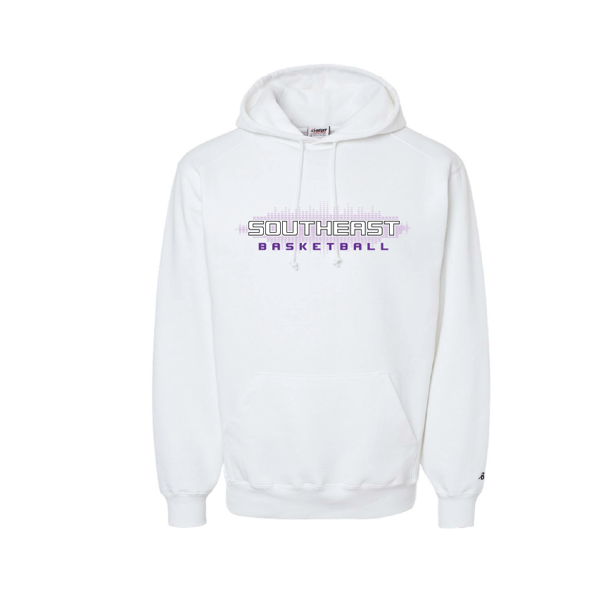 White Hoodie Performance 100% Polyester - Augusta