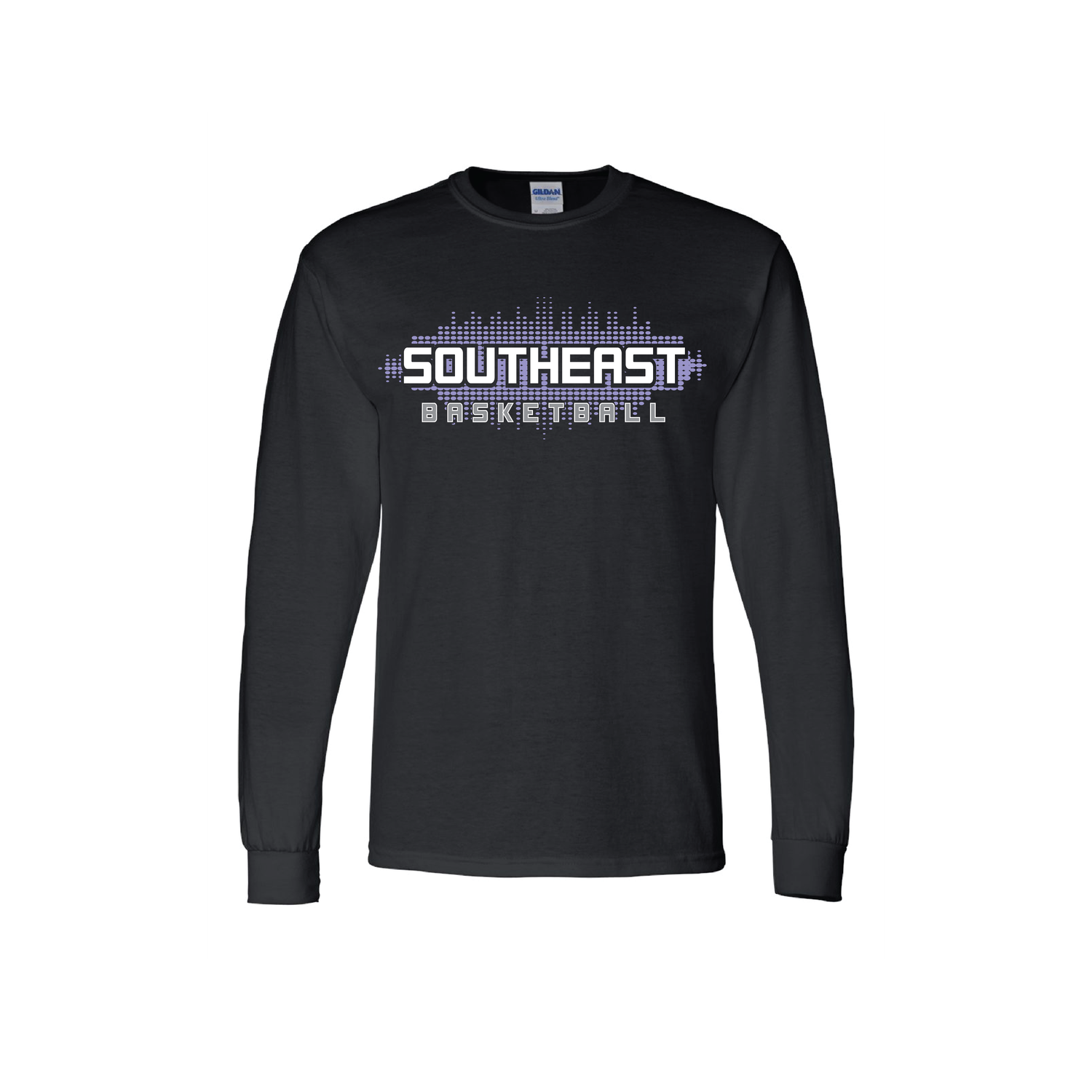 Southeast - Dots Black Long Sleeve PERFORMANCE 100% Polyester ITEM  788