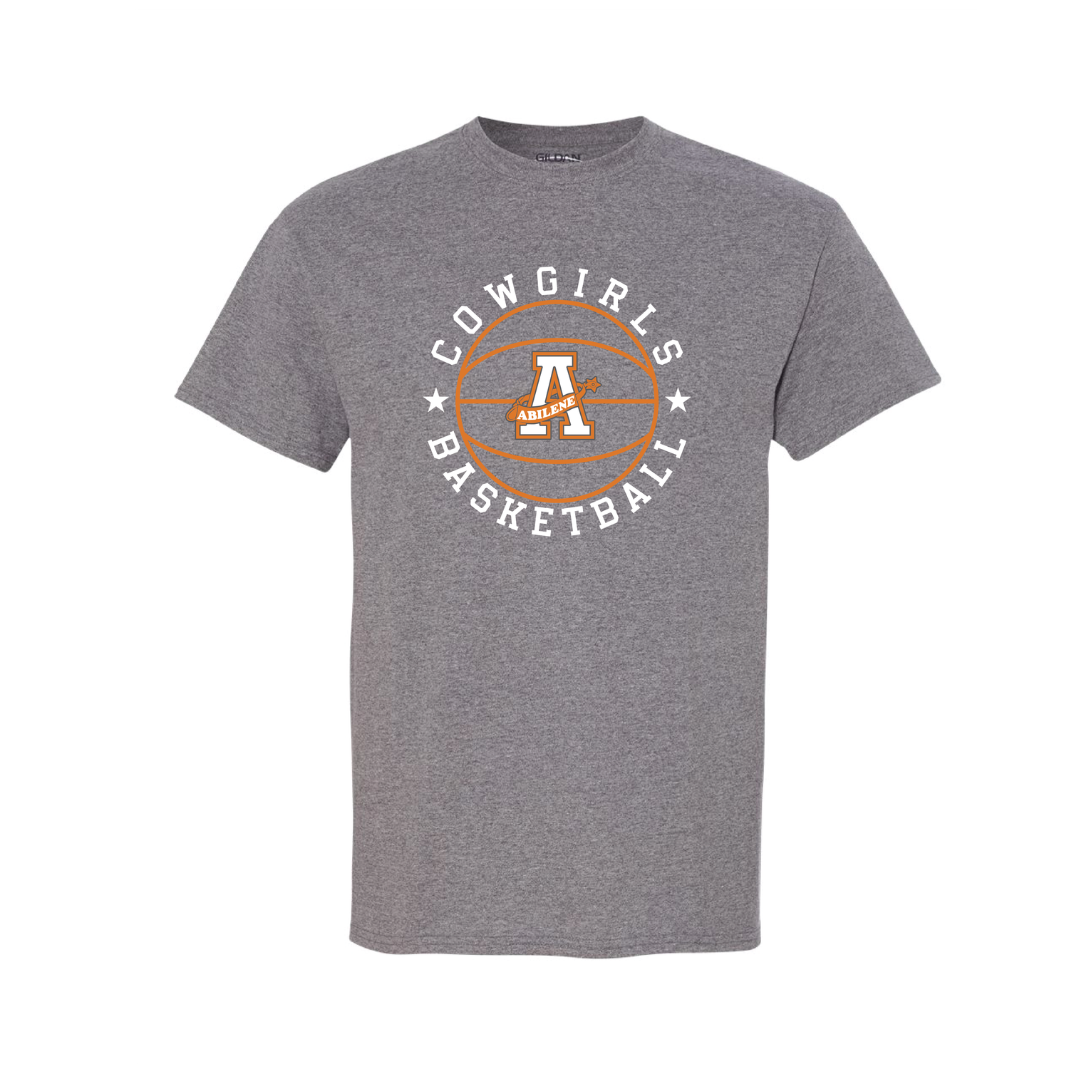AHS Cowgirl Basketball T-Shirt Graphite - Gildan Softstyle