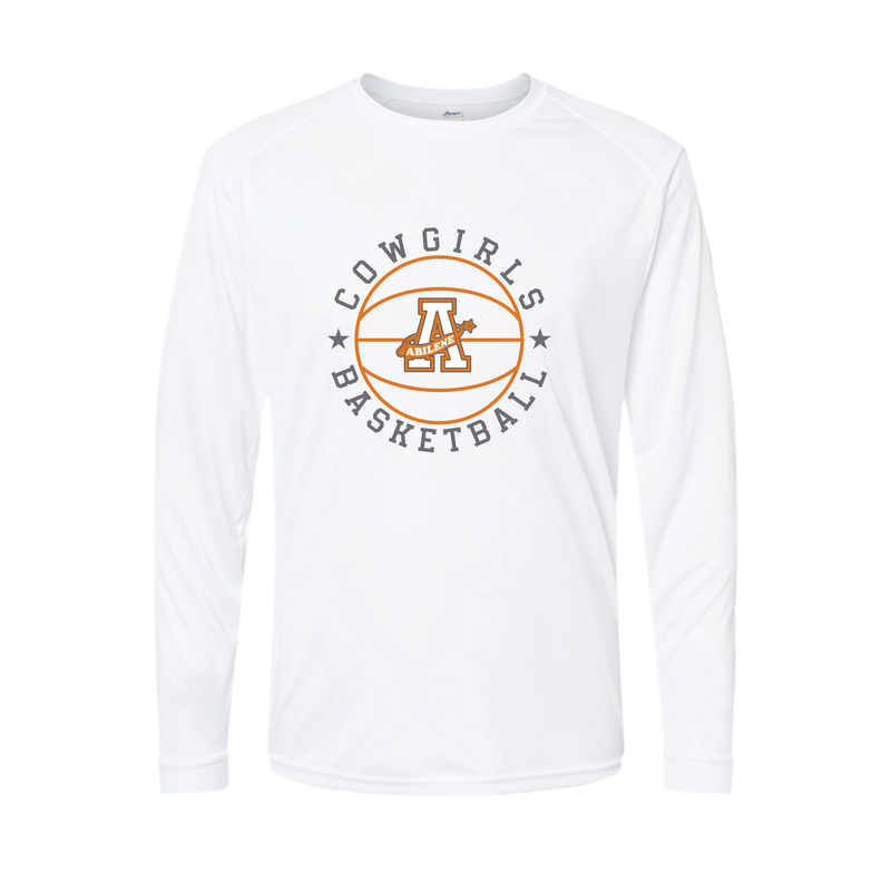 AHS Cowgirl Basketball long Sleeve White - Performance
