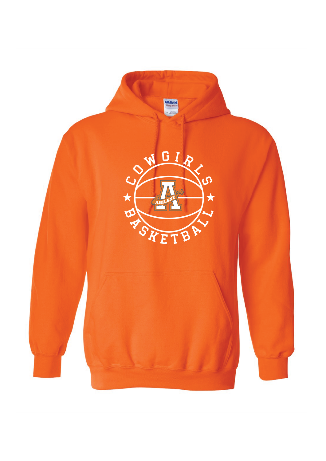AHS Cowgirl Basketball Hoodie Orange - Gildan