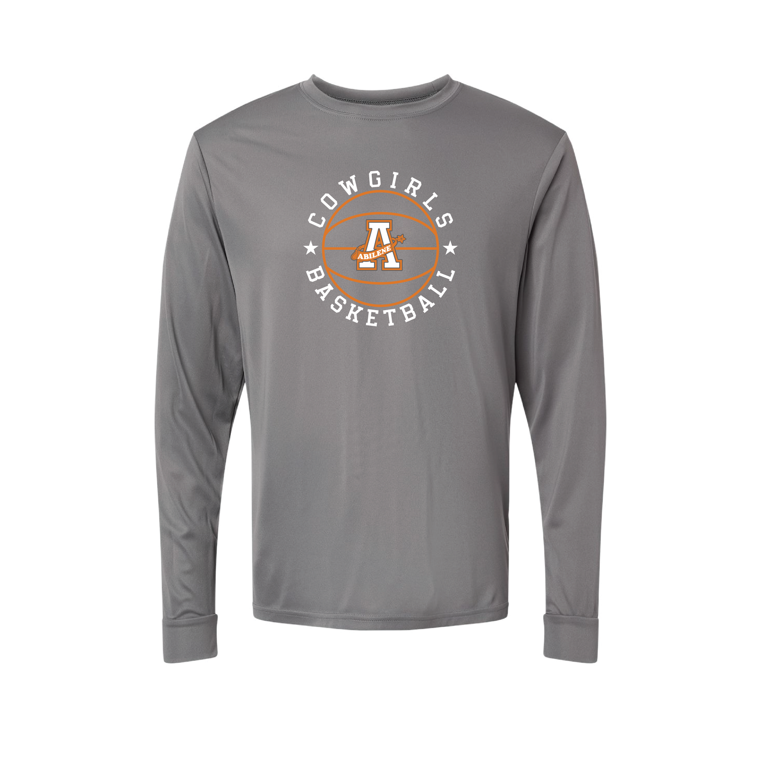 AHS Cowgirl Basketball Long Sleeve Graphite - PERFORMANCE