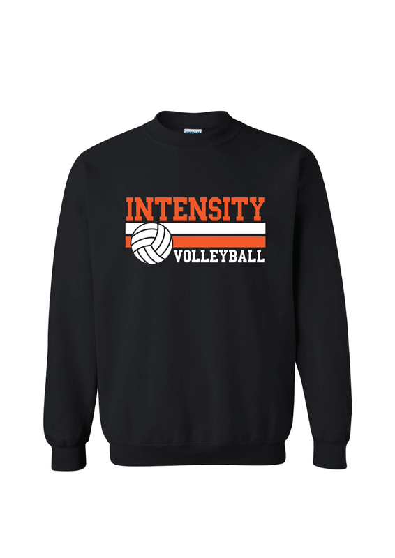 Intensity Volleyball Black Sweatshirt Block Design 18000