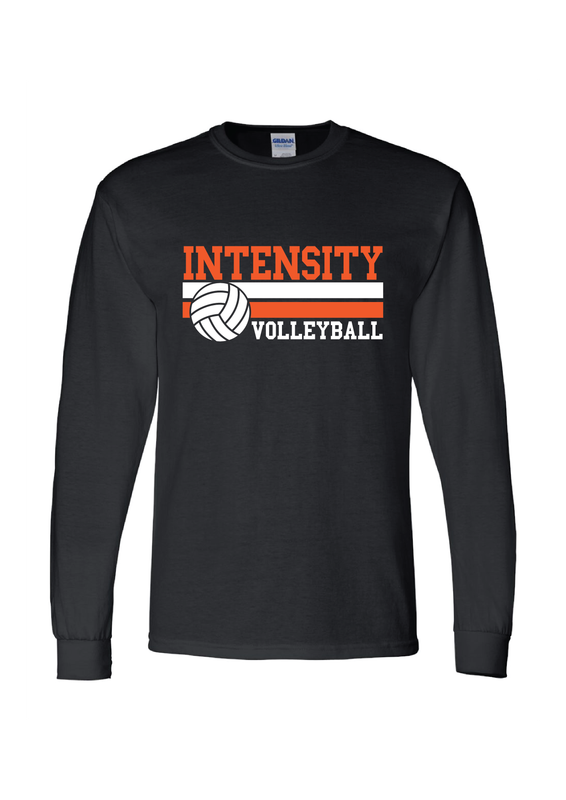 Intensity Volleyball Black Long Sleeve Block Design