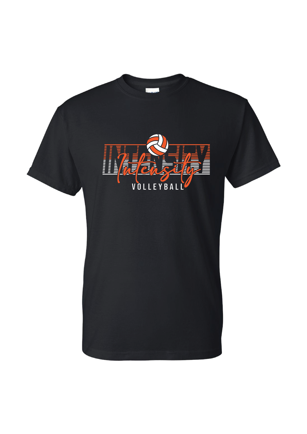 Black Intensity Volleyball tshirt