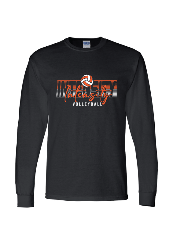 Black Intensity Volleyball Long Sleeve