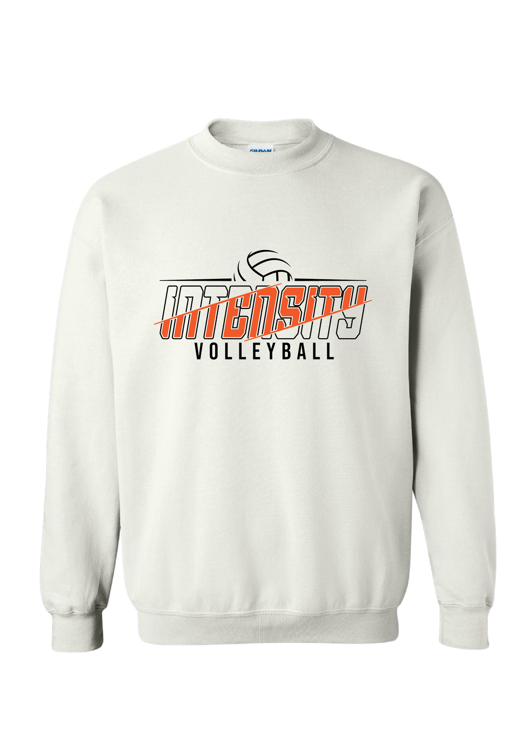 White Intensity Volleyball Sweatshirt