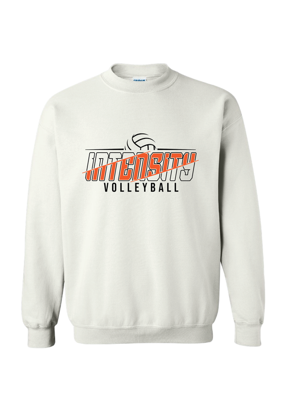 White Intensity Volleyball Sweatshirt