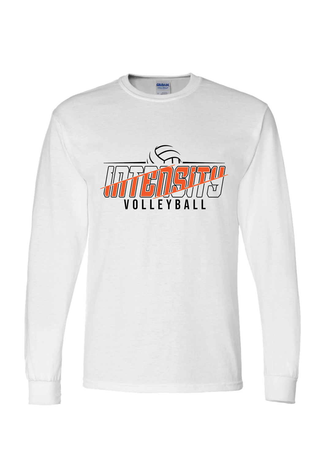 White Intensity Volleyball Long Sleeve