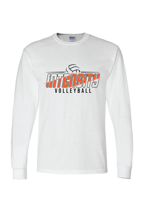 White Intensity Volleyball Long Sleeve