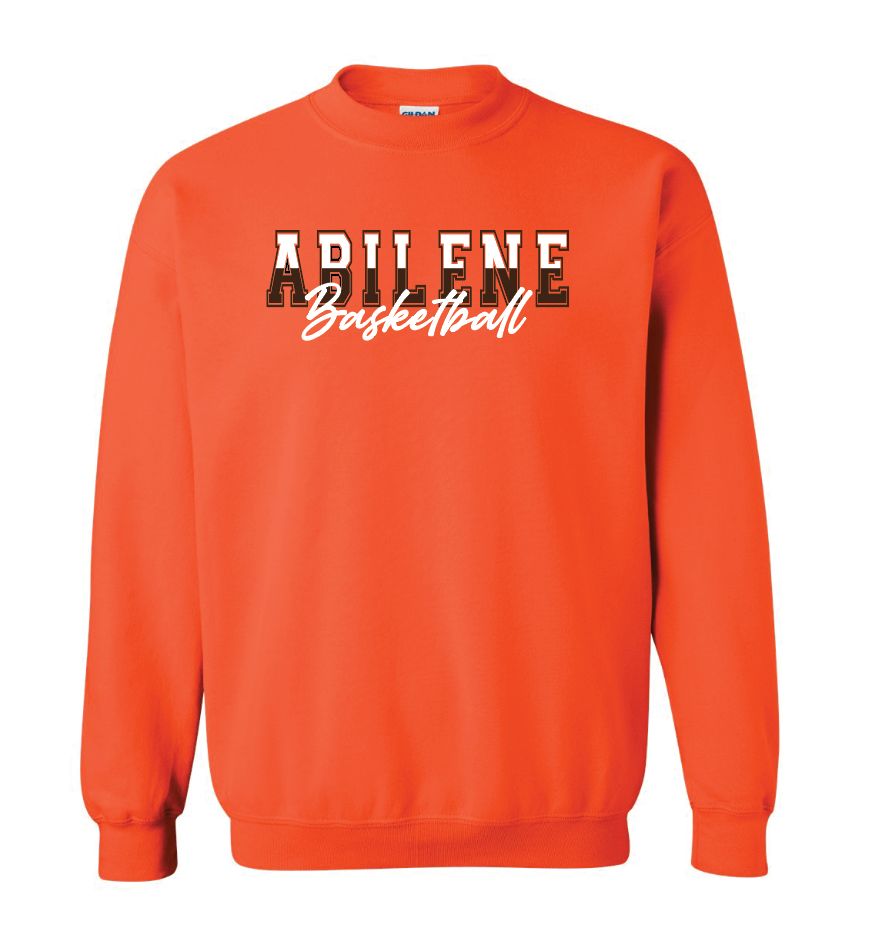 Abilene Basketball 2 Color Split - ORANGE CREW