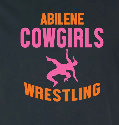 Girls Wrestling Tshirt - Black
