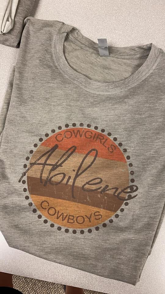 Circle Dots Abilene Distressed - ASH COLOR Sublimation