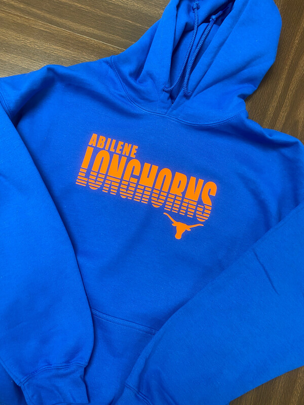 Abilene Longhorns Hoodie - ROYAL BLUE 18500