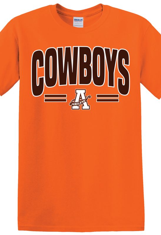 Cowboys A Logo Center with Lines