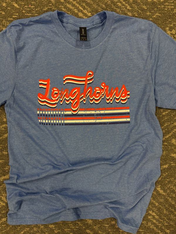 LONGHORNS RETRO TS