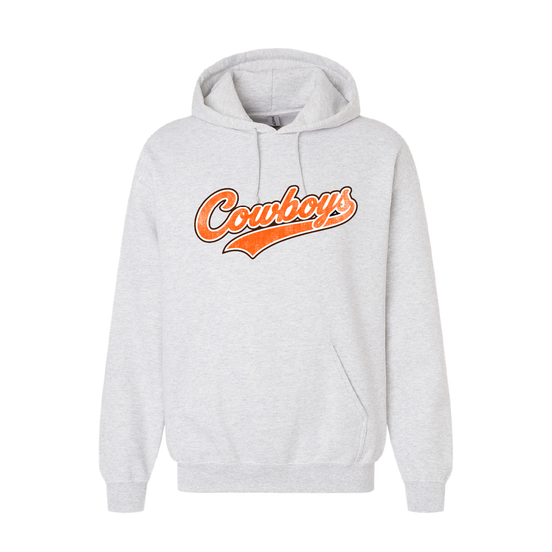 COWBOYS DISTRESS TAIL  HOODIE ASH 18500