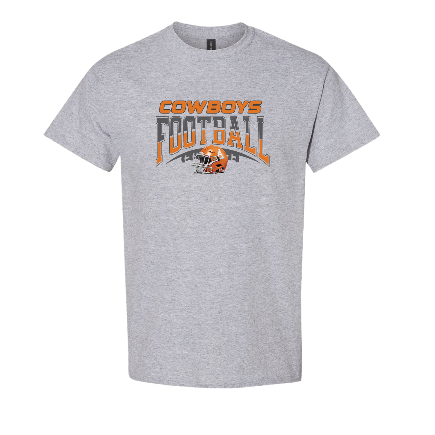 COWBOYS FOOTBALL - SPORT GREY TSHIRT 8000