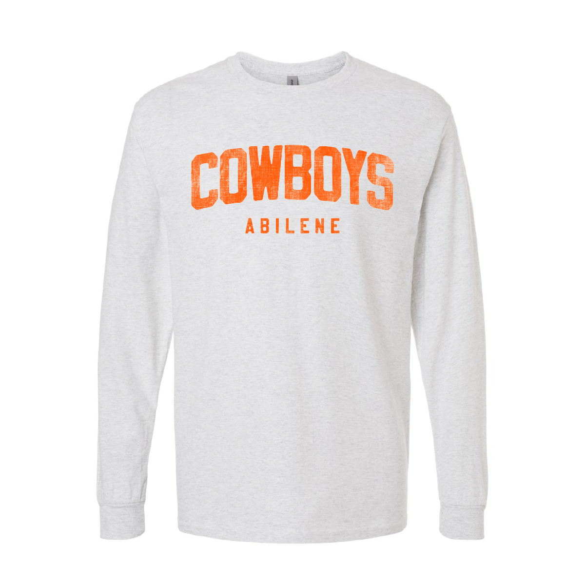 ABILENE COWBOYS DISTRESSED LONGSLEEVE ASH 5400