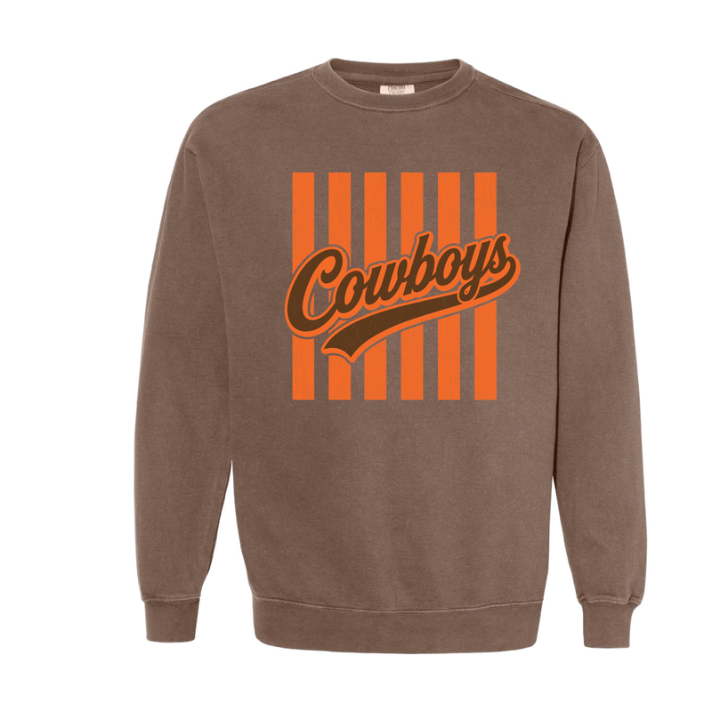 COWBOYS ORANGE LINES COMFORT COLORS 1717