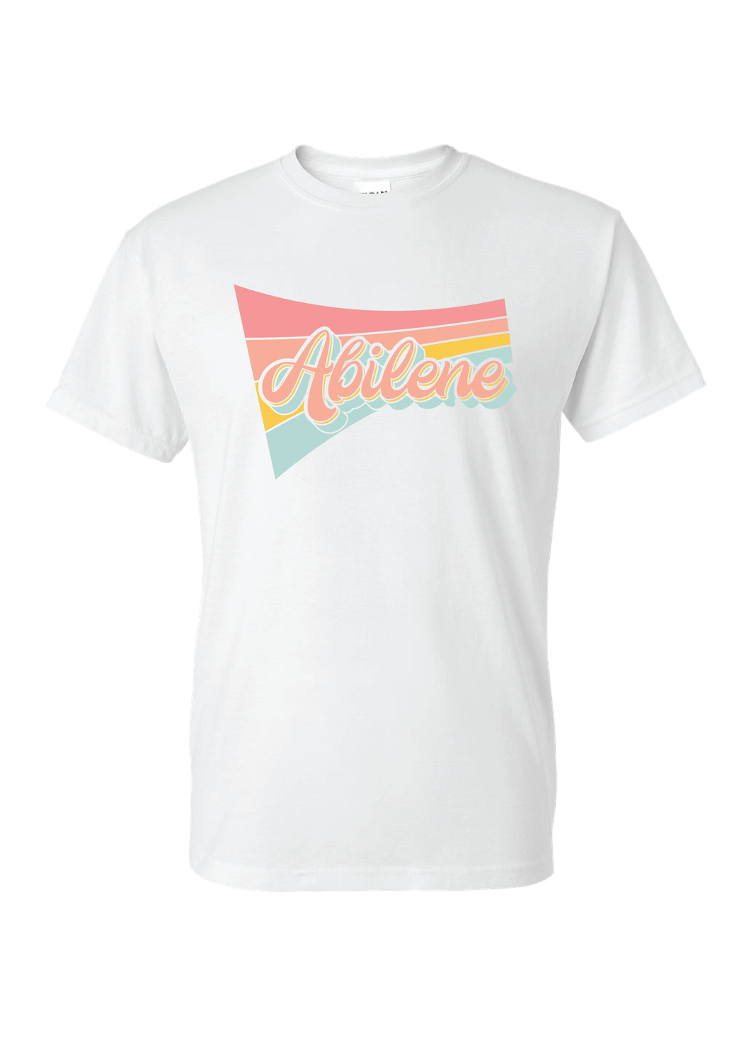 ABILENE RETRO TSHIRT WHITE 8000