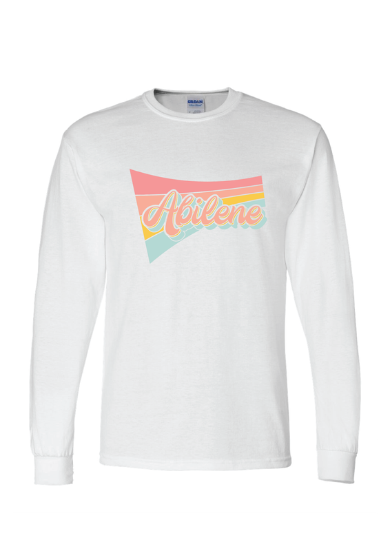 ABILENE RETRO LONG SLEEVE WHITE 5400