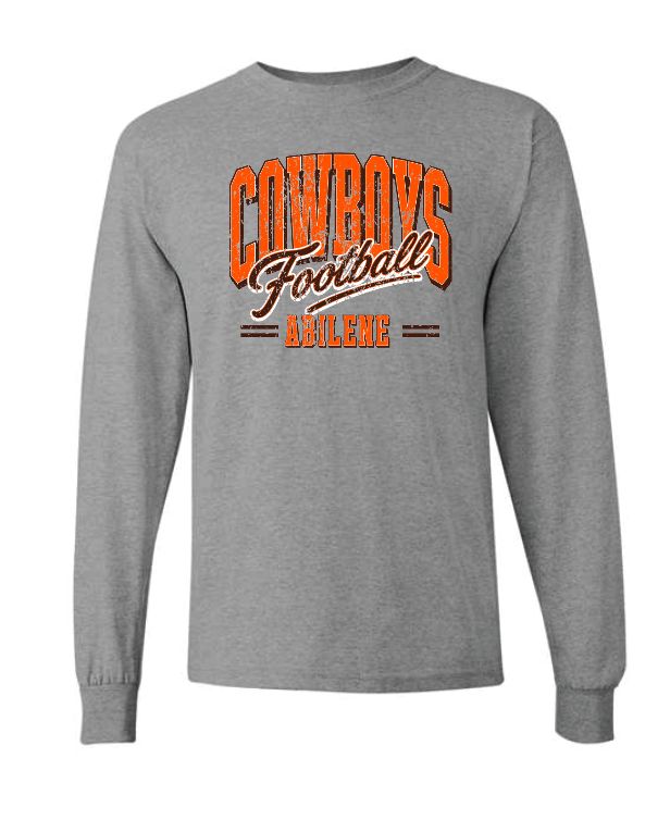 COWBOYS LONGSLEEVE - Heather Graphite 8400