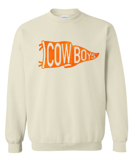 COWBOYS PENNANT SWEATSHIRT SAND 18000