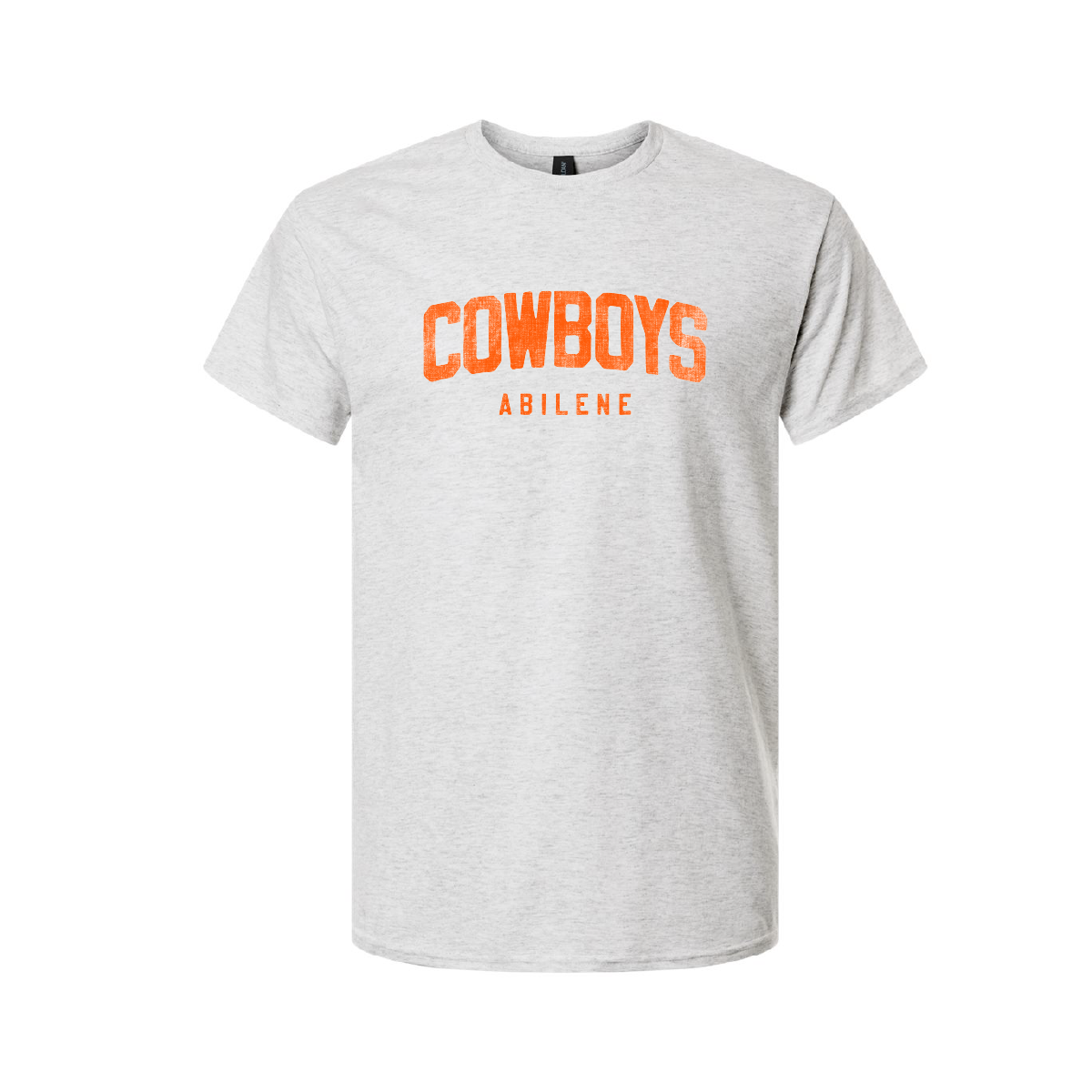 ABILENE COWBOYS DISTRESSED TSHIRT ASH 8000